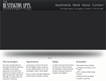Tablet Screenshot of huntingtonaptsla.com